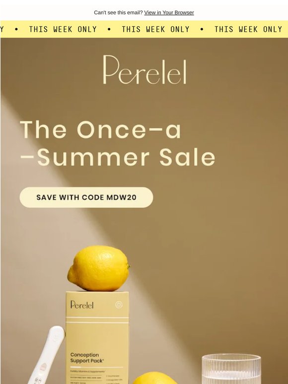 The once-a-summer sale is here ☀️