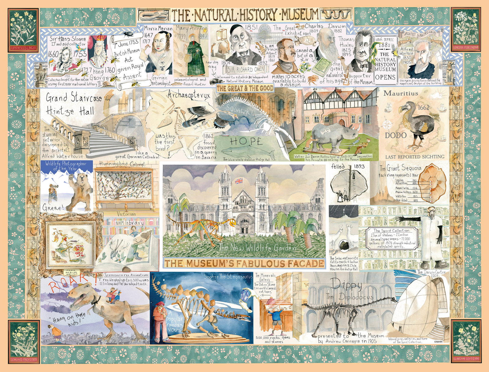 Image of Tim Bulmer - Natural History Museum 1000 Piece Jigsaw