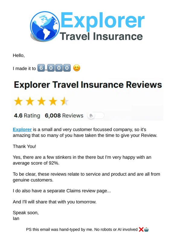 our Reviews (part 1).