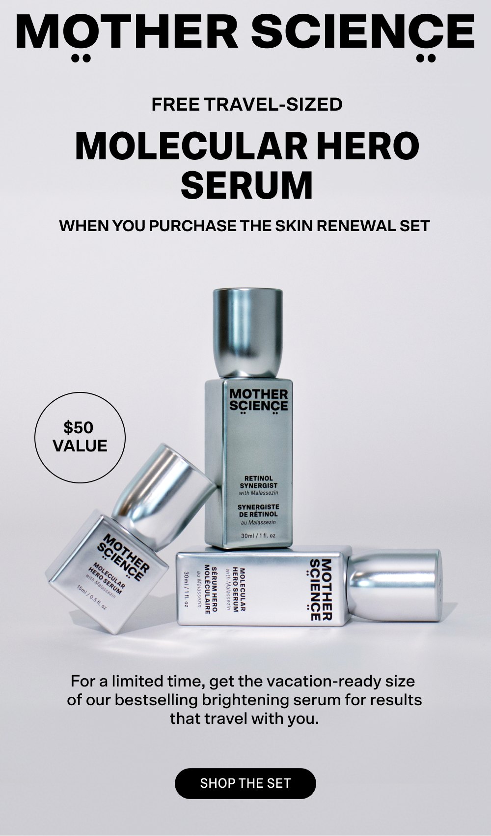 Free Travel-Sized Molecular Hero Serum