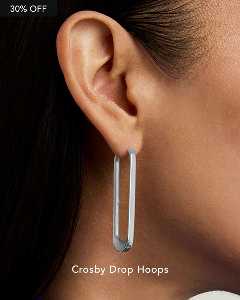 Crosby Drop Hoops.
