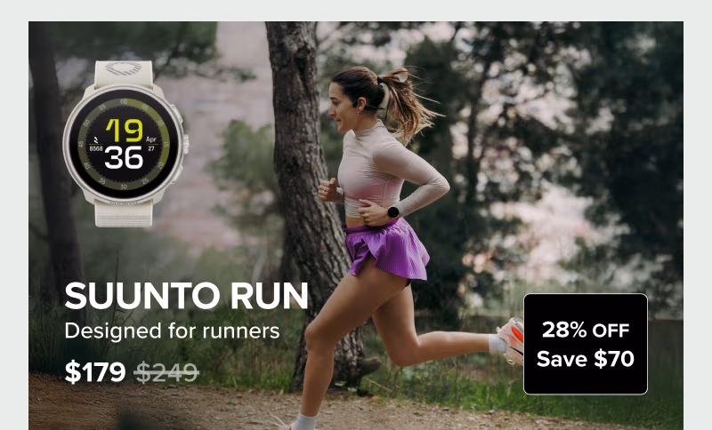 Suunto Run - Designed for Runners, 28% off