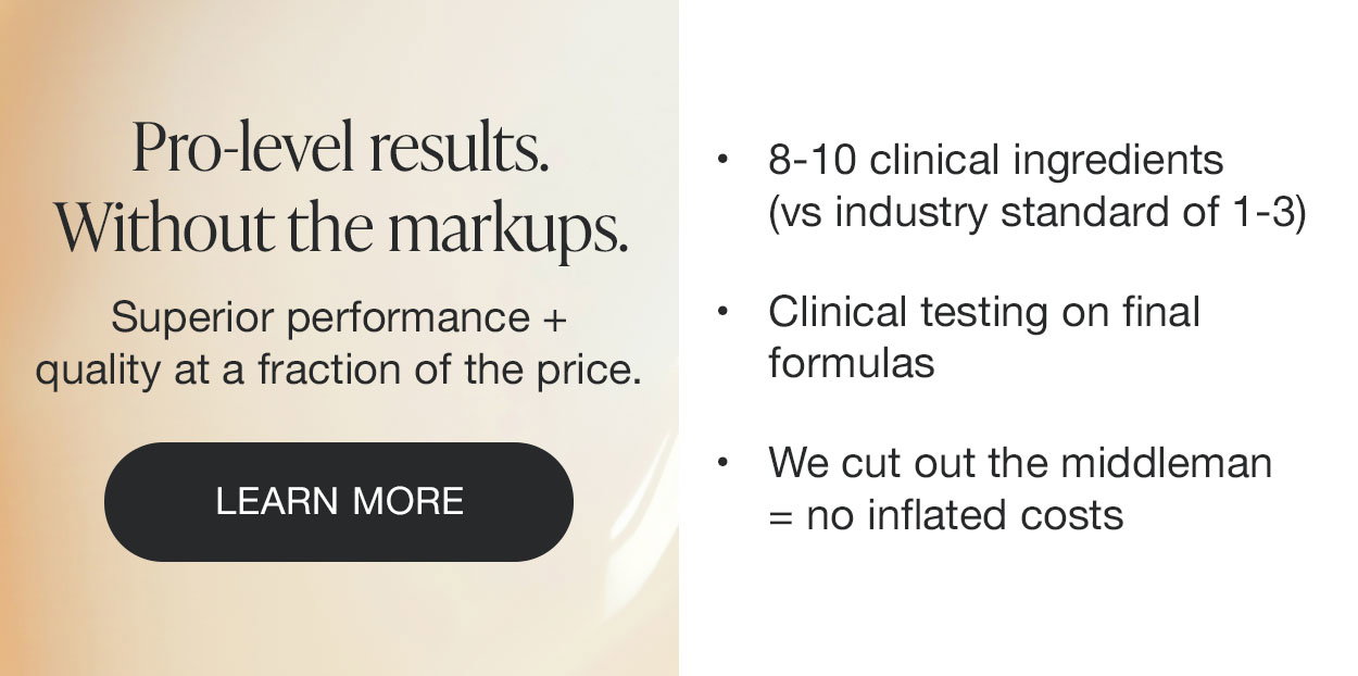 Pro-level results. Without the markups.