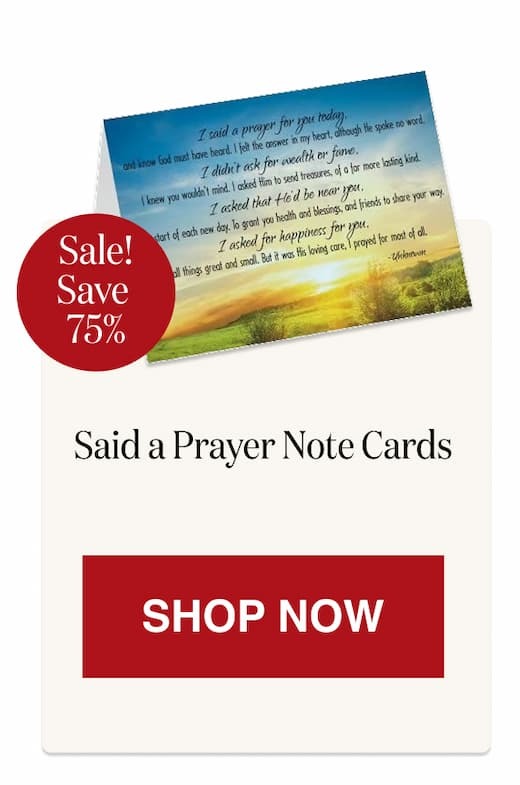 Said a Prayer Note Cards [Click here to Shop Now]