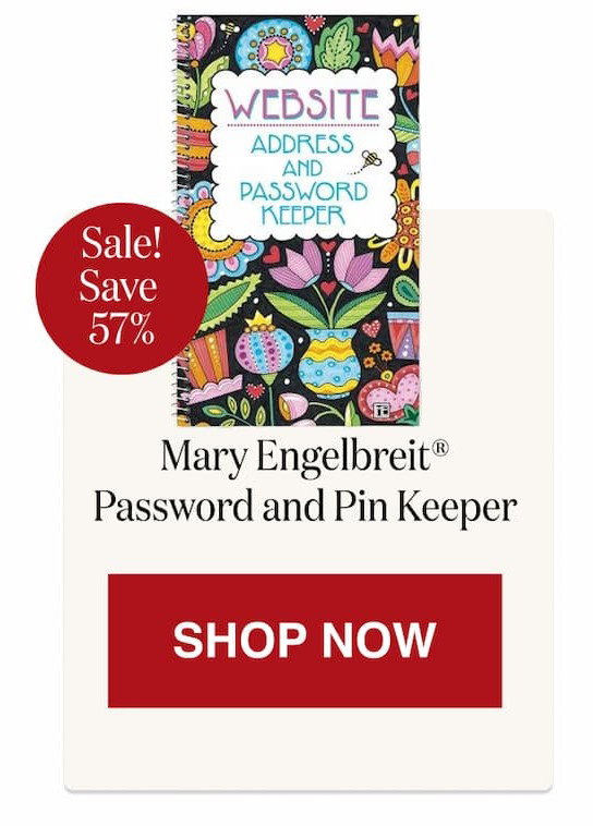 Mary Engelbreit® Password and Pin Keeper [Click here to Shop Now]