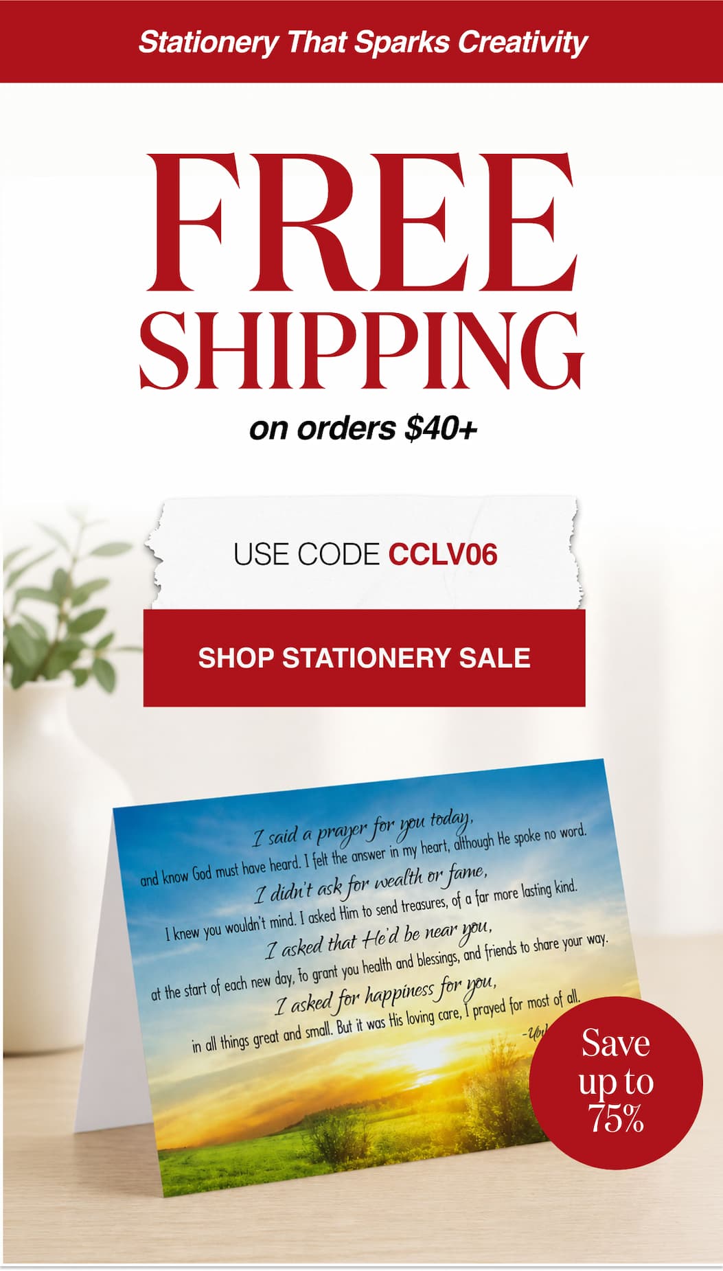 Stationery That Sparks Creativity Free Shipping on orders $40+