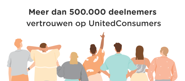 Meer dan 500.000 deelnemers vertrouwen op UnitedConsumers.