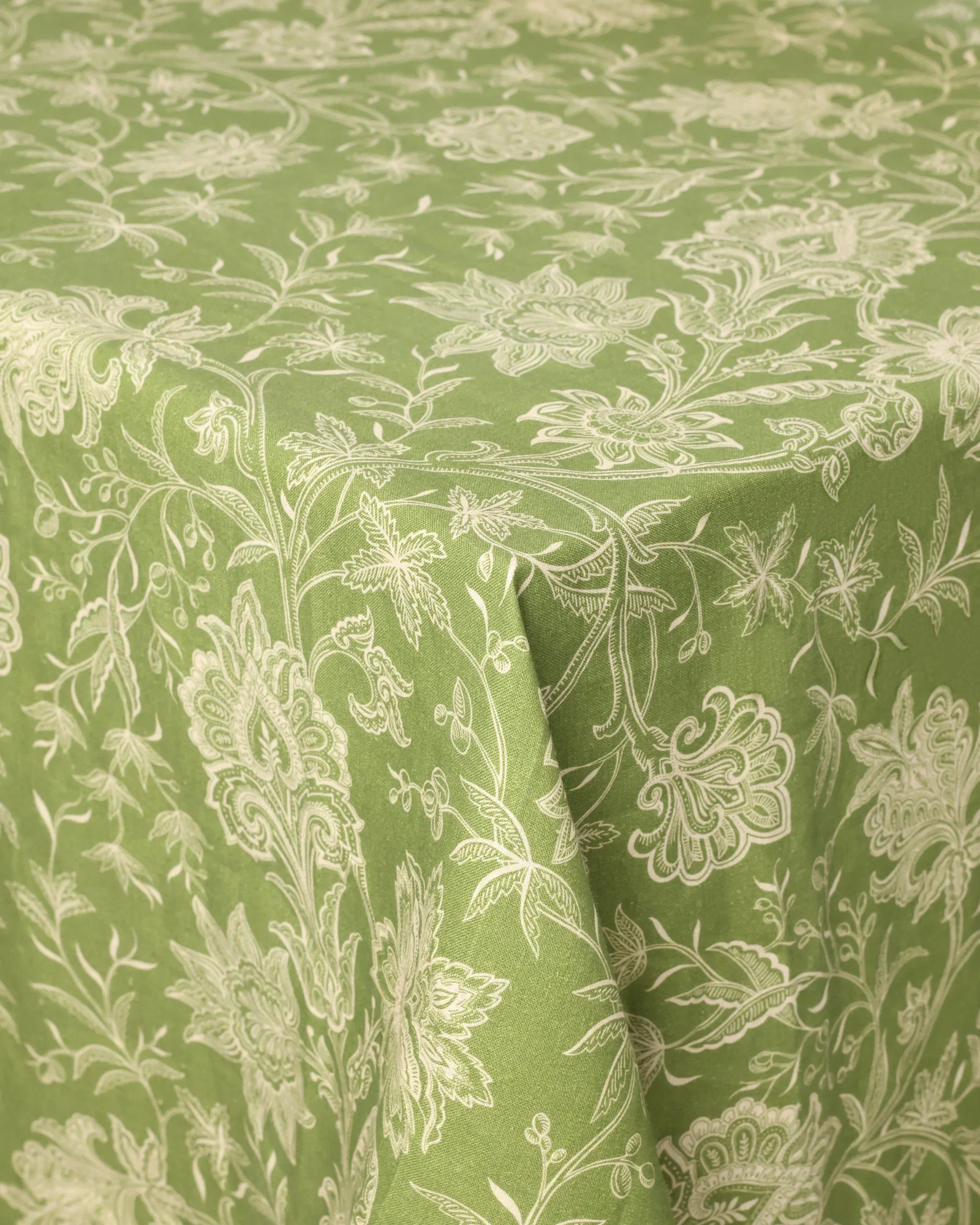 Image of Destree x Cabana Tablecloth Green, Small Rectangular
