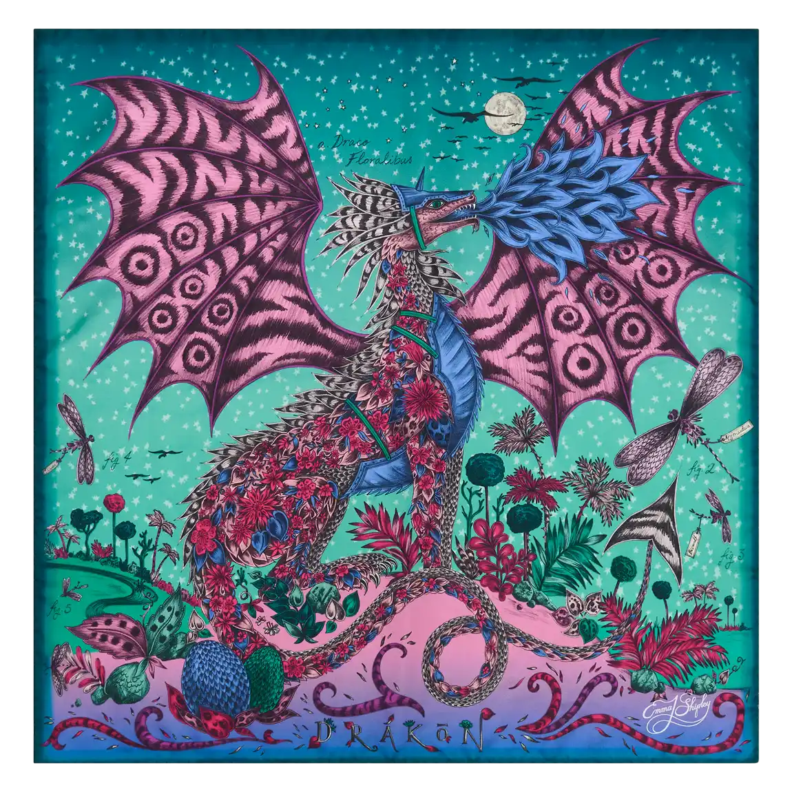 Image of Drakon Silk Twill Scarf
