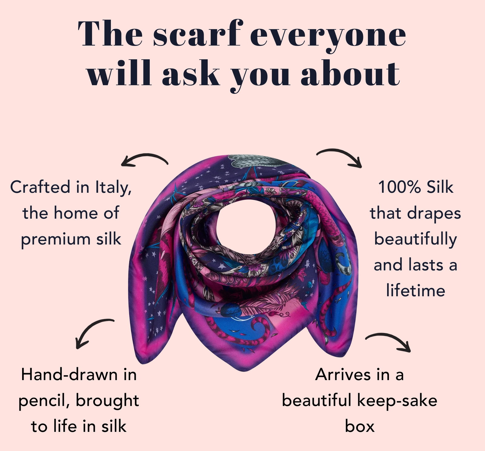 The scarf everyone will ask you about