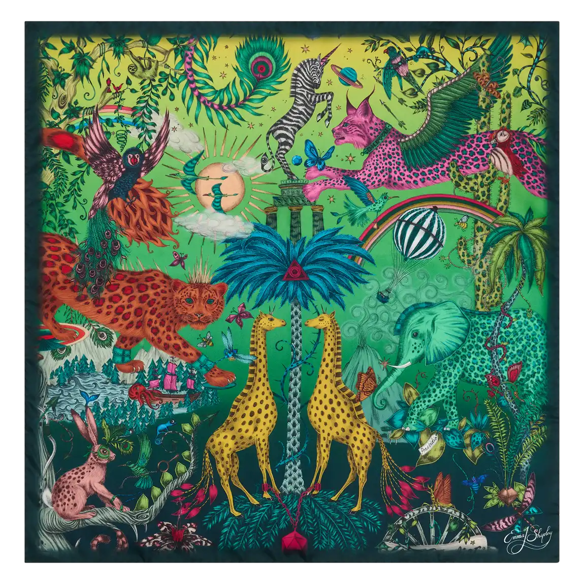 Image of Paradise Lost Silk Twill Scarf