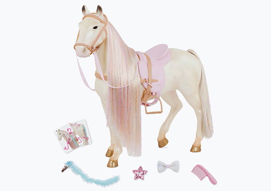 Our Generation Enchanting Horse with Ultra-Long Rainbow Hair