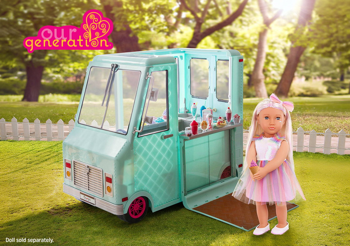 Our Generation Sweet Stop Ice Cream Truck Playset