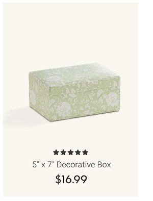 5" x 7" Decorative Box