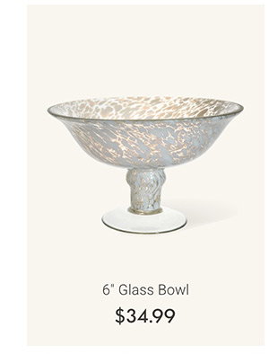 6" Glass Vase