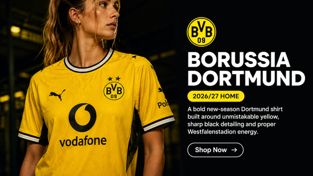 2026-2027 Borussia Dortmund Home Shirt