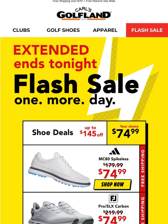 EXTENDED ⚡ FLASH SALE - One More Day