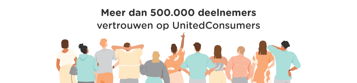 Meer dan 500.000 deelnemers vertrouwen op UnitedConsumers.