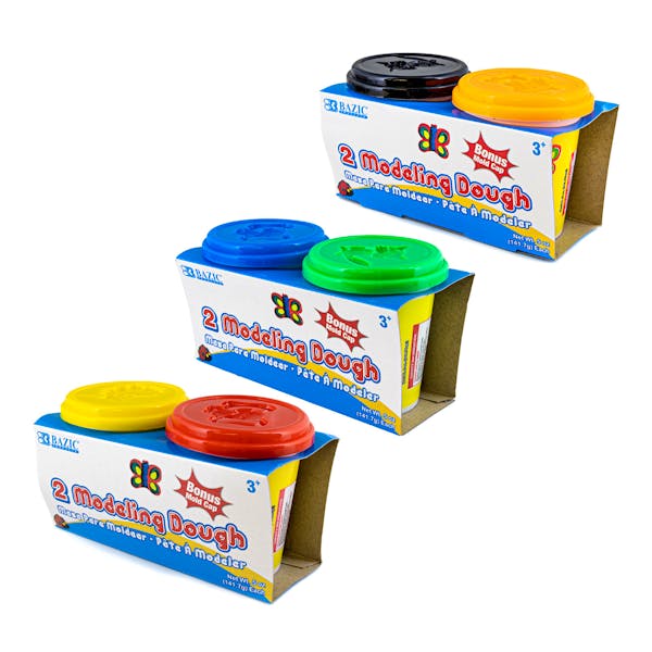 Modeling Dough - 2 Pack, 5 oz, Assorted Colors