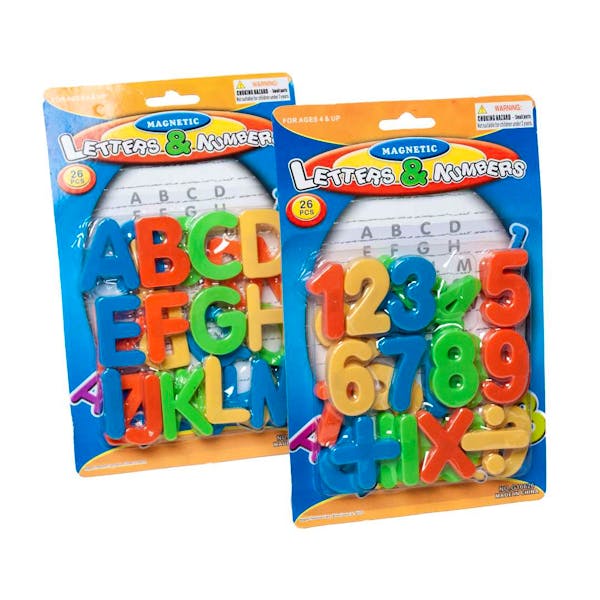 Magnetic Learning Sets - Letters & Numbers