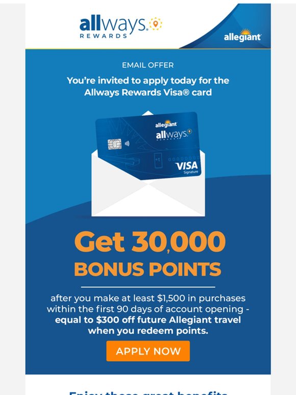 30,000 Bonus Points Offer + Exclusive Card Benefits