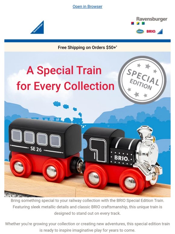 🚂All Aboard for the Special Edition BRIO Train