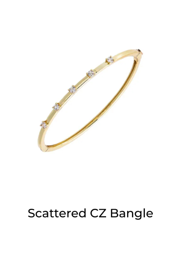 Scattered CZ Bangle