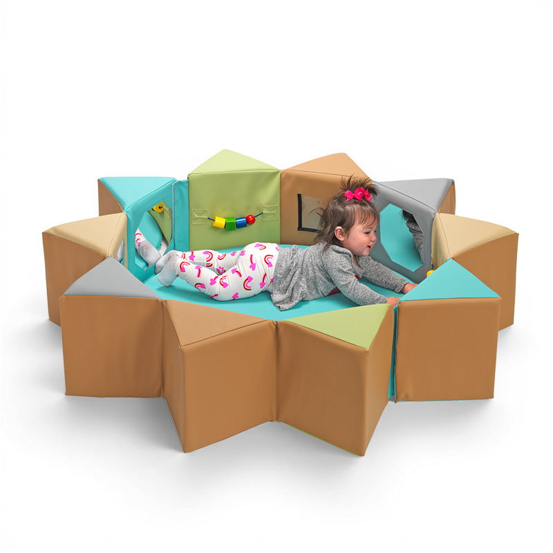  Excellerations® Soft Build n' Play™ Foam Sensory Belly Boards - set of 4
