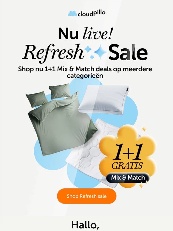 De Refresh Sale is live 🎉