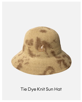 Tie Dye Knit Sun Hat