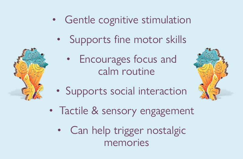 Are puzzles good for people with dementia? 