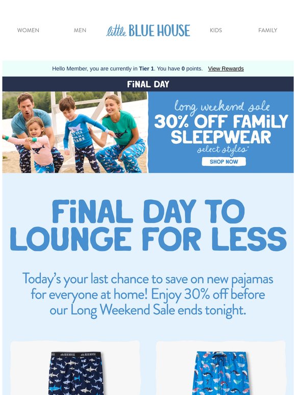 ⚠️ Final Day for -30% New Family PJs