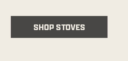 Shop stoves button in dark rectangle on light background