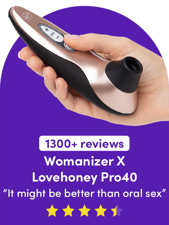 Womanizer X Lovehoney Pro40 Clitoral Suction Toy