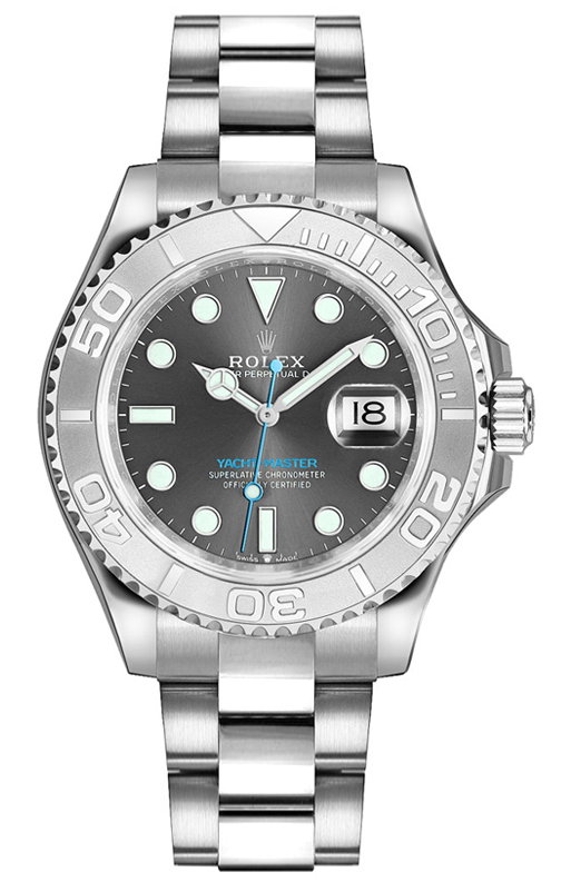 Yacht-Master 40 Platinum Bezel Men's Watch 126622-0001
