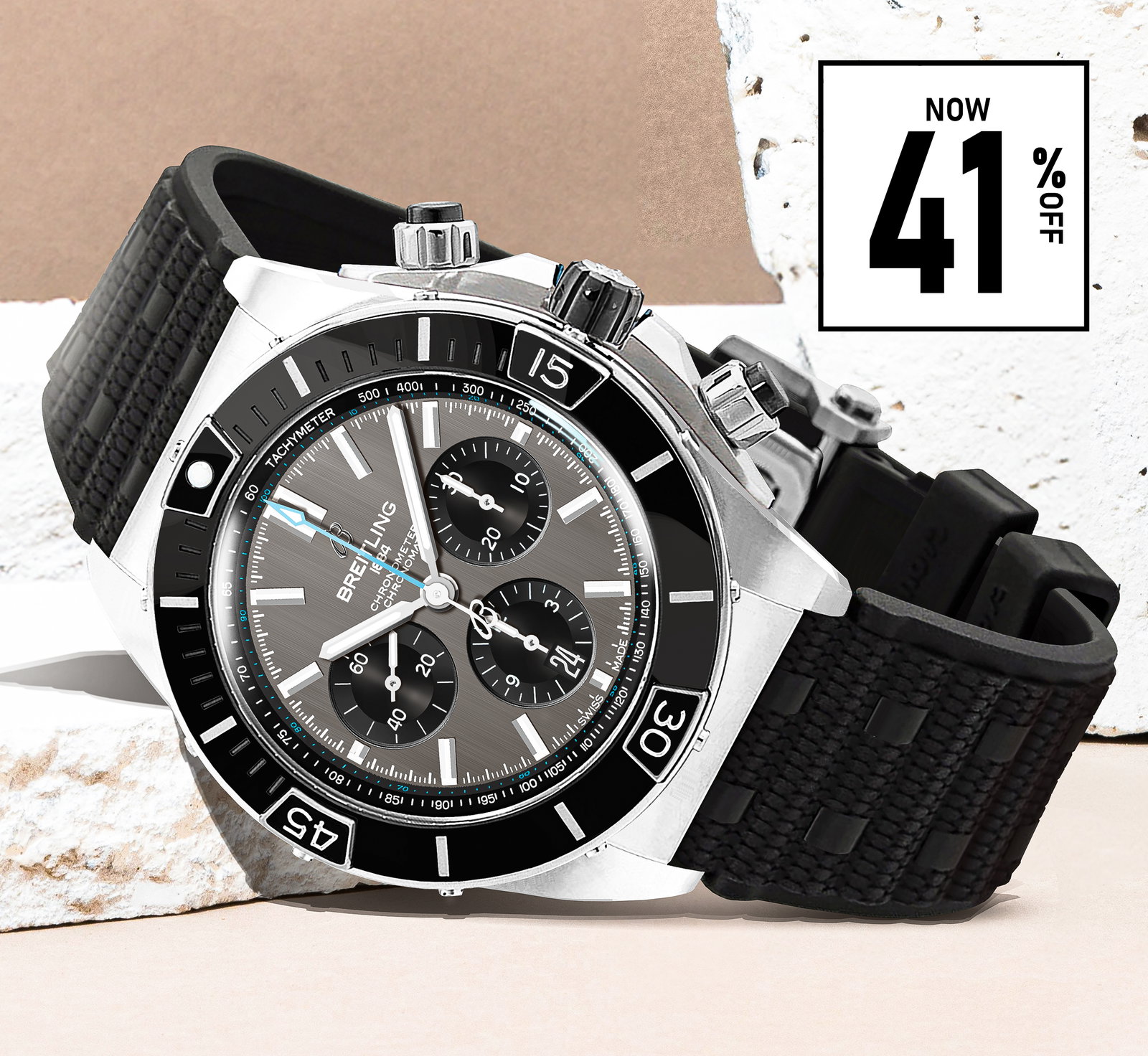 Super Chronomat B01 44 Titanium Men's Watch EB0136251M1S1