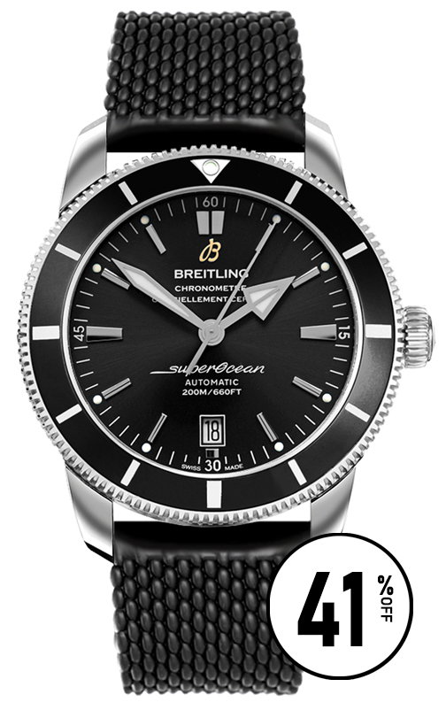 Superocean Heritage II 46 Black Dial Men's Watch AB2020121B1S1