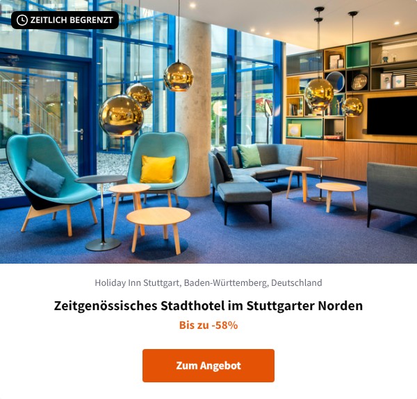 Zeitgenössisches Stadthotel im Stuttgarter Norden