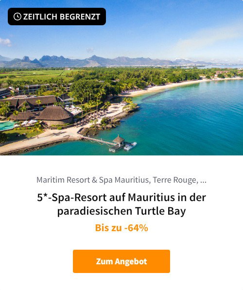 5*-Spa-Resort auf Mauritius in der paradiesischen Turtle Bay