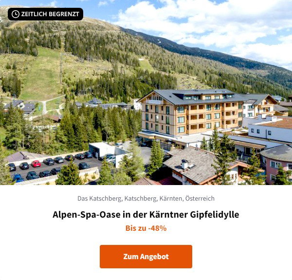 Alpen-Spa-Oase in der Kärntner Gipfelidylle