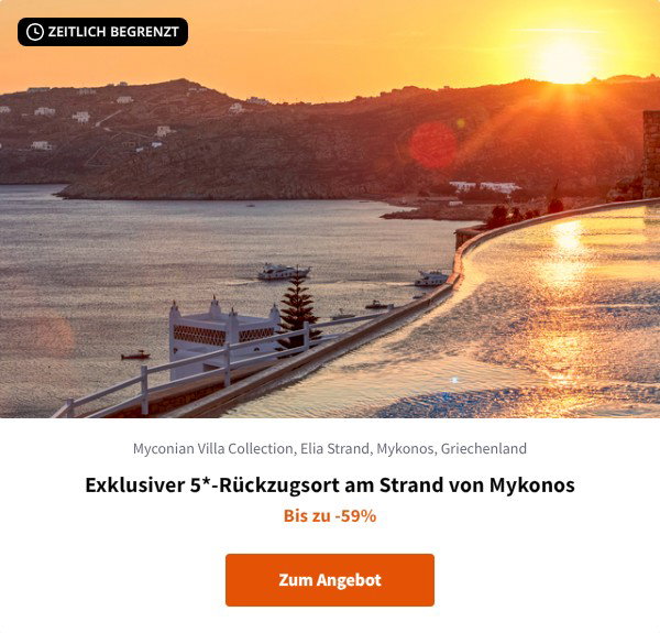 Exklusiver 5*-Rückzugsort am Strand von Mykonos