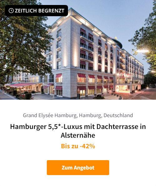 Hamburger 5,5*-Luxus mit Dachterrasse in Alsternähe