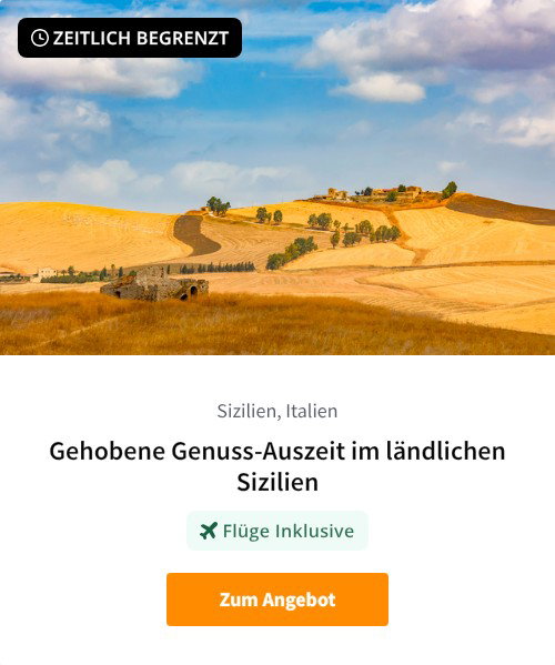 Gehobene Genuss-Auszeit im ländlichen Sizilien
