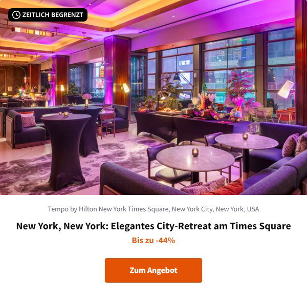 New York, New York: Elegantes City-Retreat am Times Square