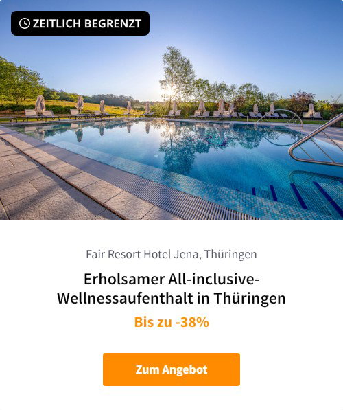 Erholsamer All-inclusive-Wellnessaufenthalt in Thüringen