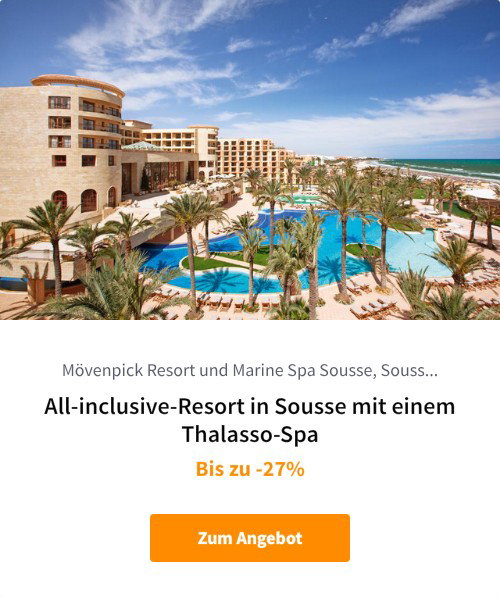 All-inclusive-Resort in Sousse mit einem Thalasso-Spa