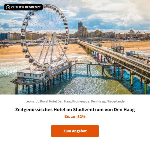 Zeitgenössisches Hotel im Stadtzentrum von Den Haag