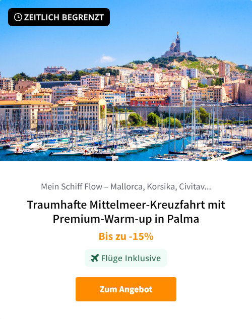 Traumhafte Mittelmeer-Kreuzfahrt mit Premium-Warm-up in Palma