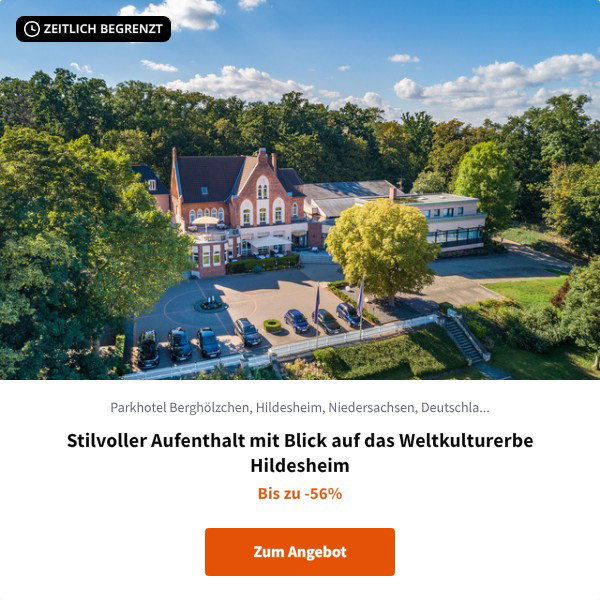 Stilvoller Aufenthalt mit Blick auf das Weltkulturerbe Hildesheim