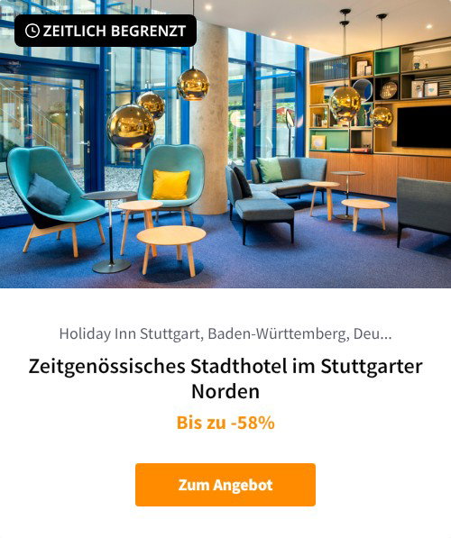 Zeitgenössisches Stadthotel im Stuttgarter Norden
